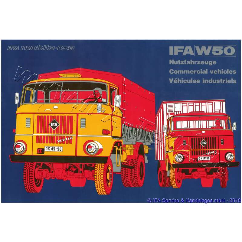 „IFA W50 im Einsatz" Kalender 2021 plus 